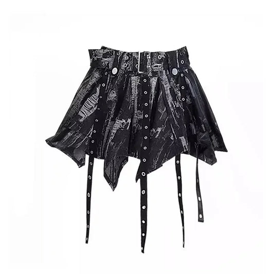 Sweet Cool Style Off-the-shoulder Short New Vintage Ballet Style with Irregular Hem Women for Party Dress Black Dress