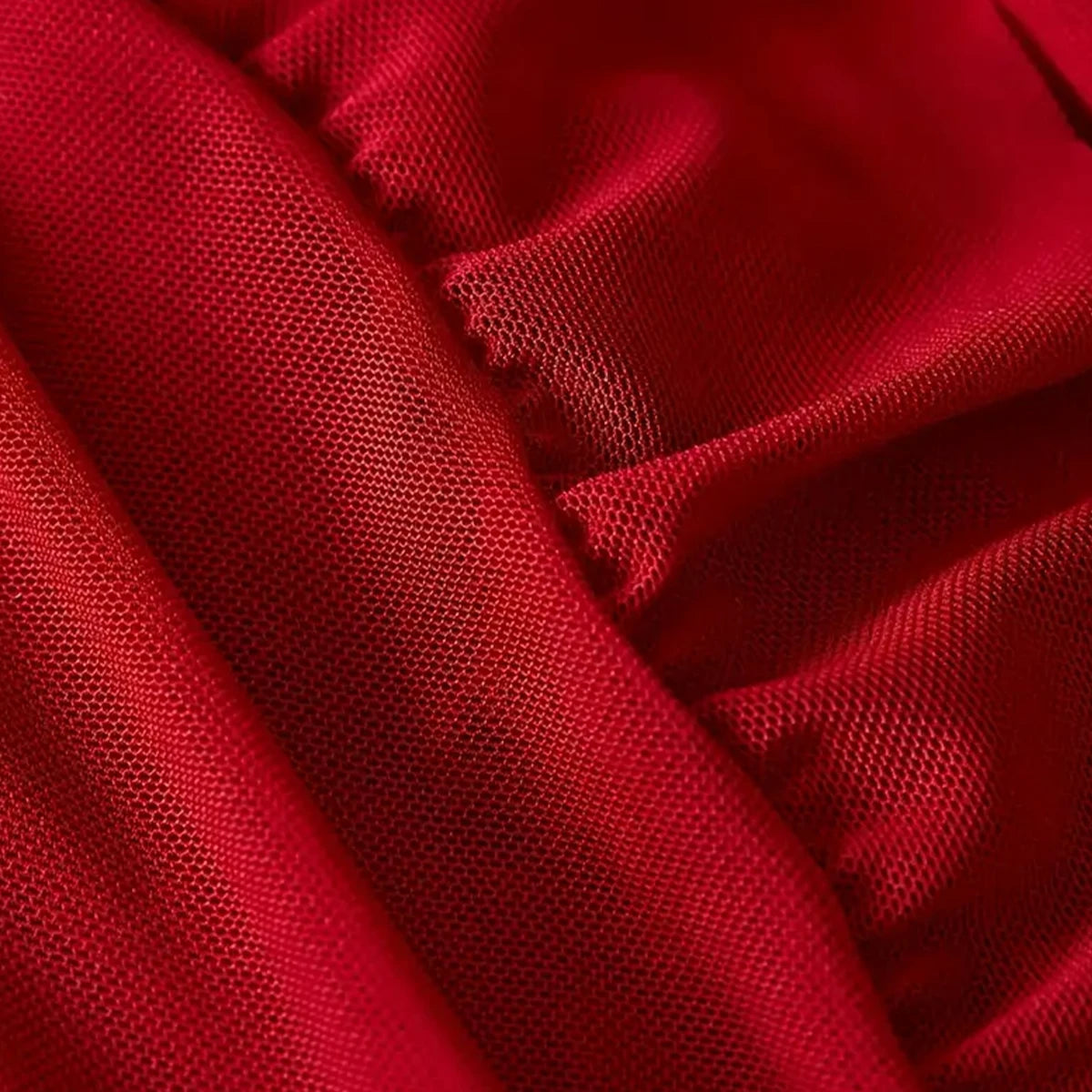 Transparent Red Sexy Lingerie Dress Women's Underwear See Through Sleepwear Lace Nightdress And Panty Sets Deep V-neck Pajamas