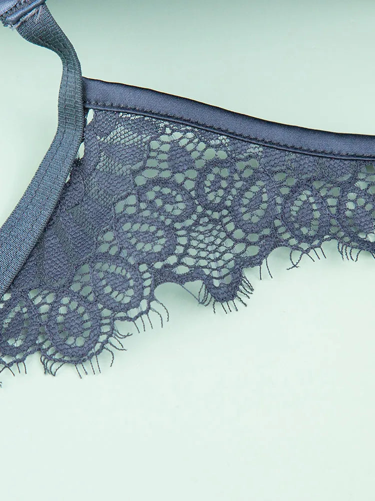 Red Pu leather bra underpants sexy hollow large size underwire glossy lingerie set upper thin lower thick bralette briefs set